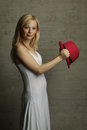 Free Standing Woman With Hat Royalty Free Stock Image - 2467686