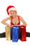 Free Attractive Santa Shopping Royalty Free Stock Photos - 2469118