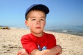 Free A Little Boy On The Beach Royalty Free Stock Photos - 2471568