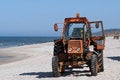 Free Tractor On The Beach Royalty Free Stock Images - 2487789