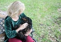 Free Cuddly Dachshund In The Park Royalty Free Stock Image - 2488436