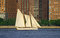 Free A Sailing Boat At Lower Manhat Stock Photos - 2495673