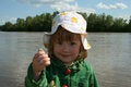 Free The Girl Ashore Of River Royalty Free Stock Photography - 2507977