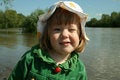 Free The Girl Ashore Of River Stock Photography - 2508022