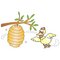Free Bee Chicken Royalty Free Stock Photos - 2500868