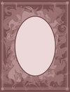 Free Scrapbook Frame - Mauve Swirl Royalty Free Stock Images - 2526799