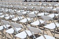 Free Array Of White Chairs Royalty Free Stock Images - 2531949