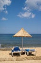 Free Couch And Sunshade Royalty Free Stock Photography - 2538997
