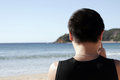 Free Male At The Beach Royalty Free Stock Image - 2539956