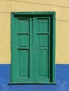 Free Green Window With Wooden Blend Royalty Free Stock Photography - 2540147
