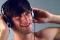 Free Young Man With Headphones Royalty Free Stock Photos - 2541048