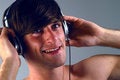 Free Young Man With Headphones Stock Photography - 2541112