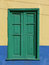 Free Green Window With Wooden Blend Royalty Free Stock Photography - 2540147