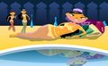 Free Arabian Beauty In The Palace Stock Photography - 2556062