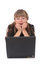 Free Shocked Business Woman Royalty Free Stock Images - 2567589