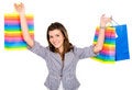 Free Girl With Shopping Bags Stock Photos - 2578503