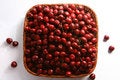 Free Cherry Red With Drops Stock Photography - 2579892