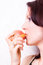 Free Woman Biting An Apple Royalty Free Stock Photo - 2579735