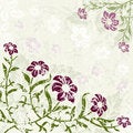 Free Floral Background With Grunge Royalty Free Stock Photo - 2589385