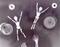 Free Spooky Skeleton Photogram Royalty Free Stock Images - 2607229