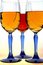 Free Blue Stemmed Wine Glasses Stock Image - 2606881