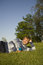 Free Man Lying On A Lawn Royalty Free Stock Photo - 2607705