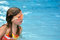 Free Girl Swimming With Goggles Royalty Free Stock Images - 2608119