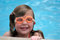 Free Girl Swimming With Goggles Royalty Free Stock Photos - 2608278