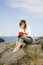 Free Woman Holding A Present Stock Image - 2619131