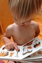 Free Boy And His Book Royalty Free Stock Photography - 2622907