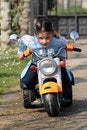 Free Girl In Motor-cycle Royalty Free Stock Photos - 2627368