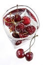Free Sweet Cherry And Mineral Water Stock Photography - 2631242