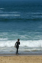 Free Surfer At Shore Stock Photo - 2638500