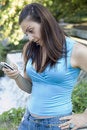 Free Girl Talking Cell Royalty Free Stock Photography - 2640317
