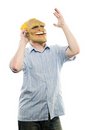 Free Man With A Mask Royalty Free Stock Images - 2641199