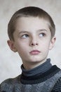 Free Serious Boy Portrait Royalty Free Stock Photo - 2644555
