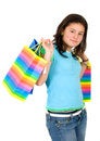 Free Girl With Shopping Bags Stock Photo - 2648680