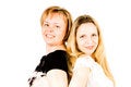 Free Two Sisters Back To Back Stock Photos - 2656983