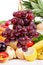 Free Grapes With Vegetables And Fruits Royalty Free Stock Photo - 2653245