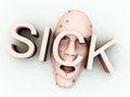 Free Sick 2 Royalty Free Stock Photo - 2665215