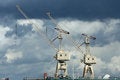 Free Cranes In Port Royalty Free Stock Images - 2668959