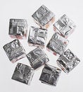 Free Stock Cubes In Wrapping Royalty Free Stock Photography - 2673117
