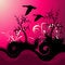 Free Beautiful Vector Sunset Illust Royalty Free Stock Image - 2676226