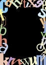 Free Multicolored Typefaces Around Royalty Free Stock Photo - 2686465