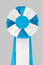 Free Blue-white Award Ribbon Royalty Free Stock Photo - 2688125
