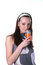 Free Woman With Carrots Juice Stock Image - 2699881