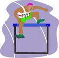 Free Hurdle Athlete Stock Image - 278541
