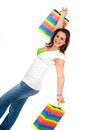 Free Girl With Shopping Bags Stock Photos - 2707733
