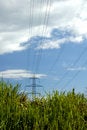 Free Pylons In The Grass Stock Images - 2711344