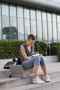 Free Girl And Her Homework Royalty Free Stock Photography - 2734497